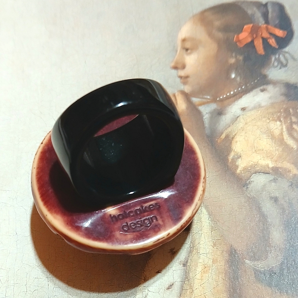 HOTCAKES Design Hand Cast Resin Ring - Picture 3 of 8